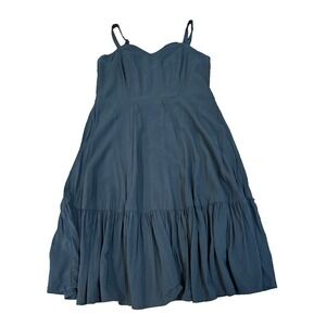 Old Navy LBD Fit & Flare Black Cami Dress Smocked Sundress Size S black coquette